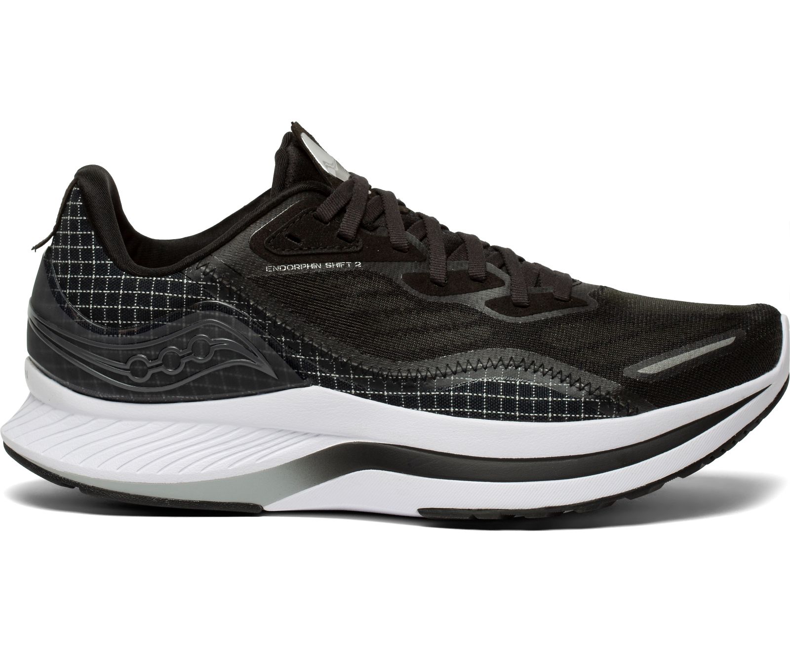 Saucony Endorphin Shift 2 Men\'s Running Shoes Black / White | Canada 471EBCX